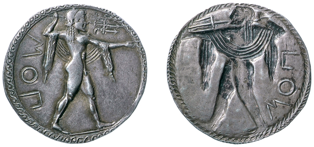 Moneta argentea di Poseidonia